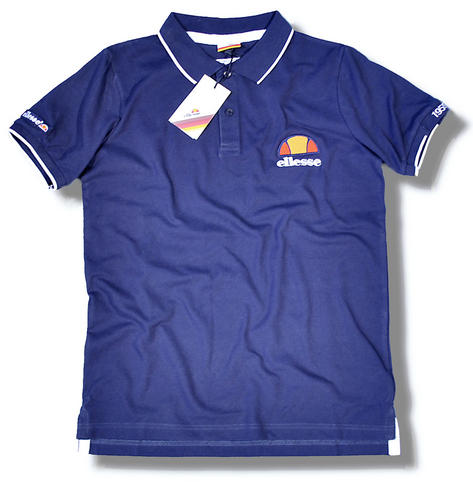 Ellesse Retro 1959 Italian Sporting Polo Shirt Navy Preview